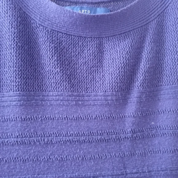 Apt 9 Indigo 3/4 Sleeve Light Sweater - Picture 5 of 8